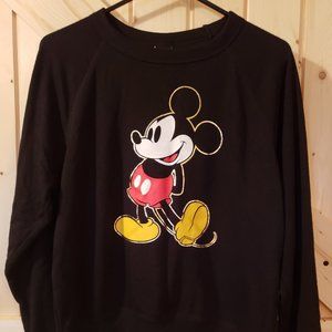 Disney Black Mickey Mouse Sweater (S)